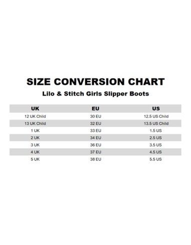 Vanilla Underground Disney Lilo & Stitch Kids White/Purple Slipper Boots (Older 12-5)