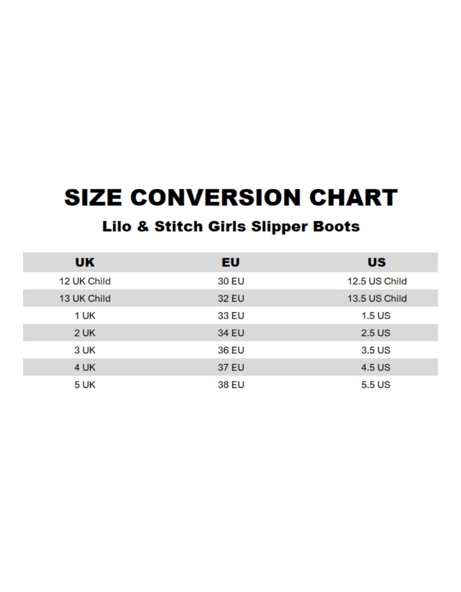 Vanilla Underground Disney Lilo & Stitch Kids White/Purple Slipper Boots (Older 12-5)