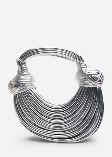 Where’s That From Blossom Silver Metallic Shoulder Bag