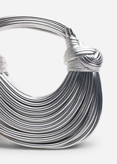 Where’s That From Blossom Silver Metallic Shoulder Bag