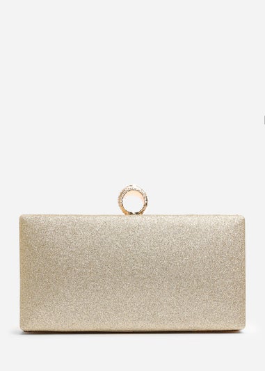 Where’s That From Reve Gold Crystal Clutch Bag