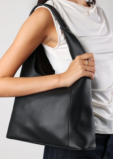 Where’s That From Blush Black Luxury Shoulder Tote Bag