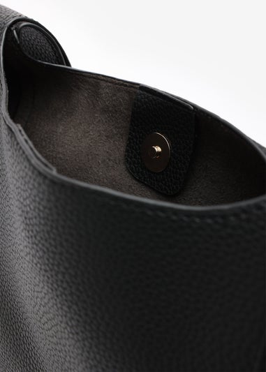 Where’s That From Blush Black Luxury Shoulder Tote Bag