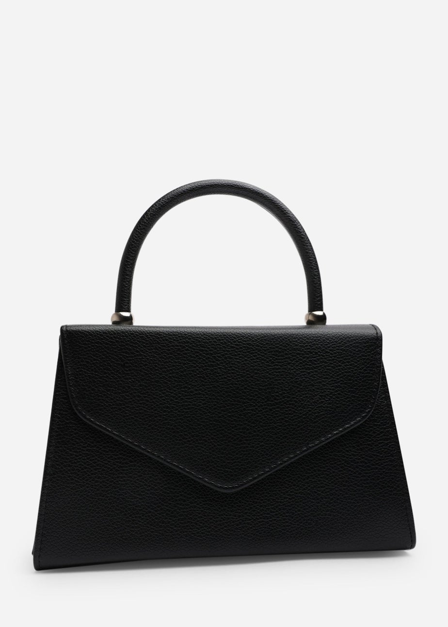 Where’s That From Marina Black Structured Shoulder Bag