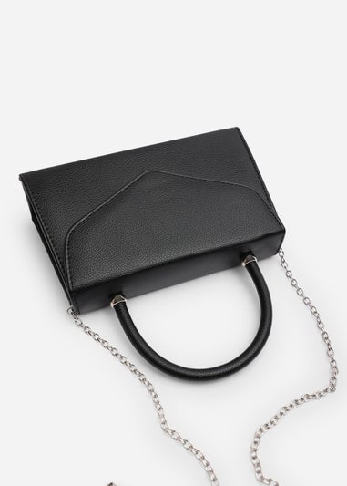 Where’s That From Marina Black Structured Shoulder Bag