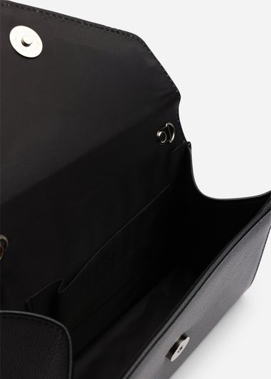 Where’s That From Marina Black Structured Shoulder Bag