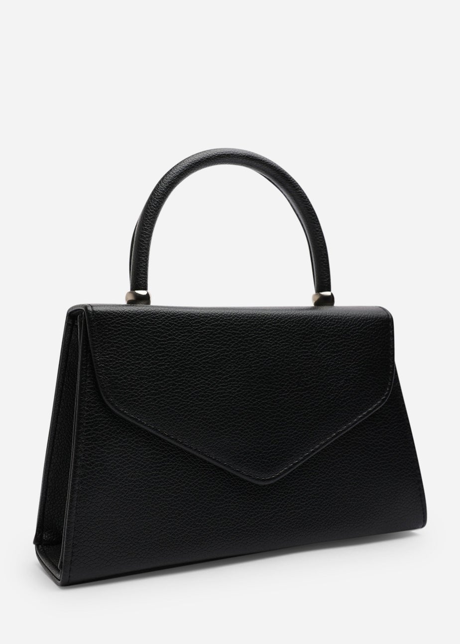 Where’s That From Marina Black Structured Shoulder Bag