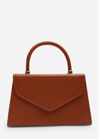 Where’s That From Marina Dark Brown Structured Shoulder Bag