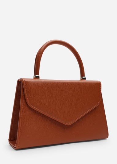 Where’s That From Marina Dark Brown Structured Shoulder Bag