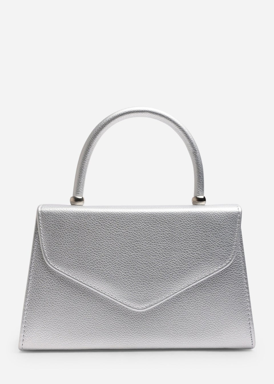 Where’s That From Marina Silver Structured Shoulder Bag