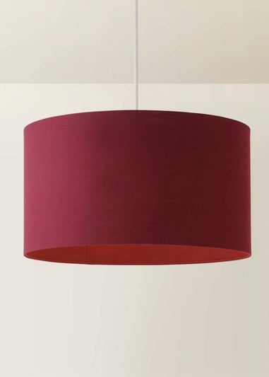 ValueLights Large Easy Fit Lampshade Plum Light Shade