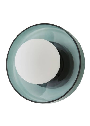 ValueLights Newbury Green Bathroom Wall Light Fitting Frosted Glass Shade IP44