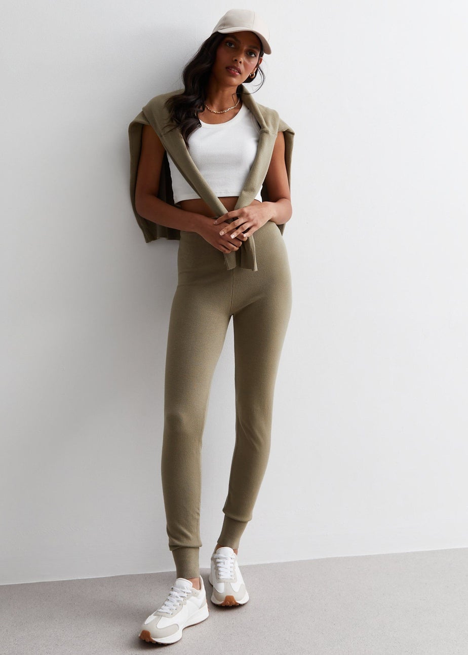 Gini London Mocha Soft Touch Leggings
