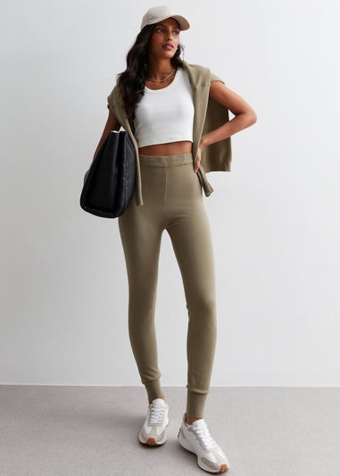 Gini London Mocha Soft Touch Leggings