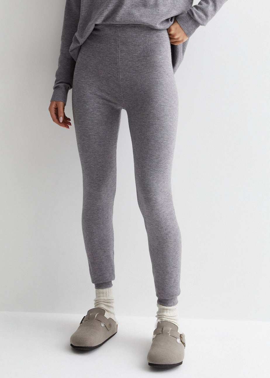Gini London Grey Soft Touch Leggings