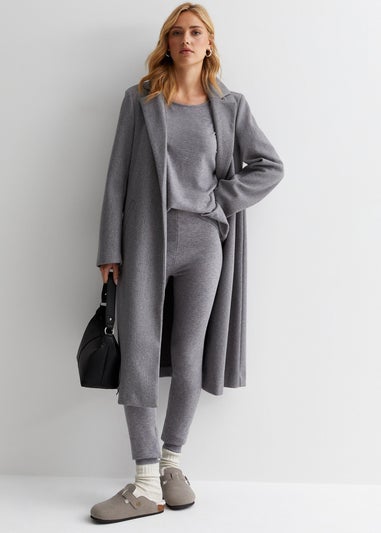 Gini London Grey Soft Touch Leggings