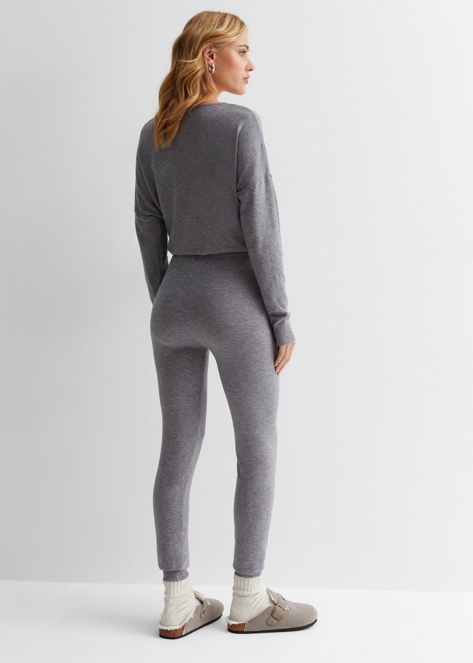 Gini London Grey Soft Touch Leggings