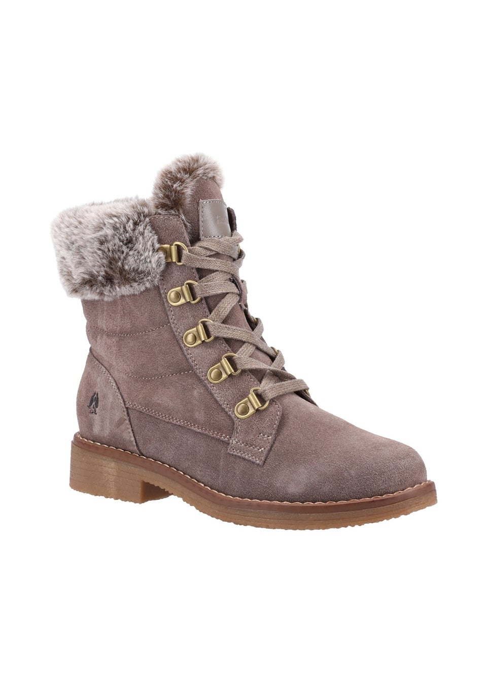 Hush Puppies Taupe Florence Mid Boot