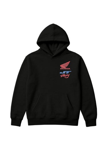 Honda Black Logo Stack Hoodie