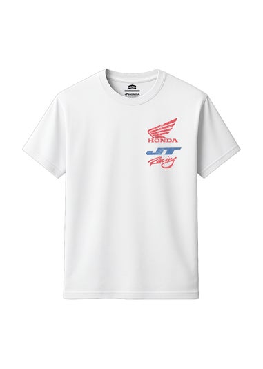 Honda White Logo Stack T-Shirt