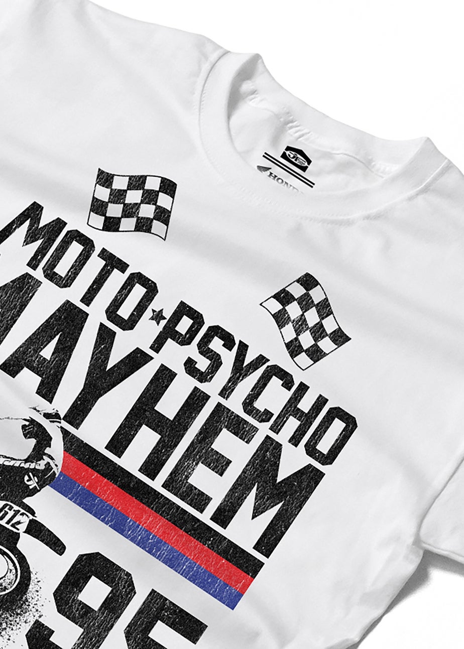 Honda White Moto Mayhem T-Shirt