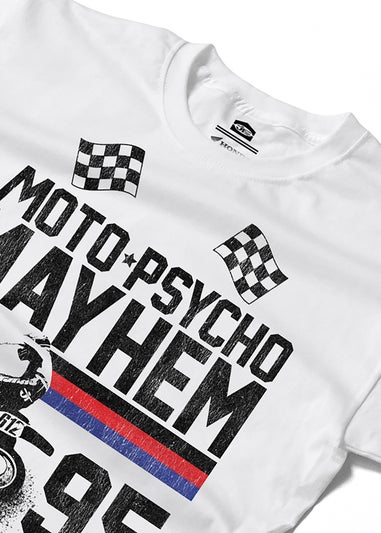 Honda White Moto Mayhem T-Shirt