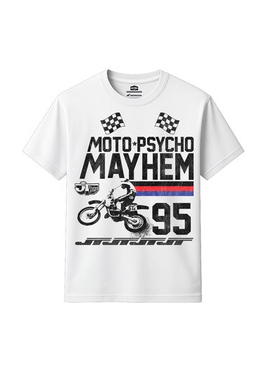 Honda White Moto Mayhem T-Shirt