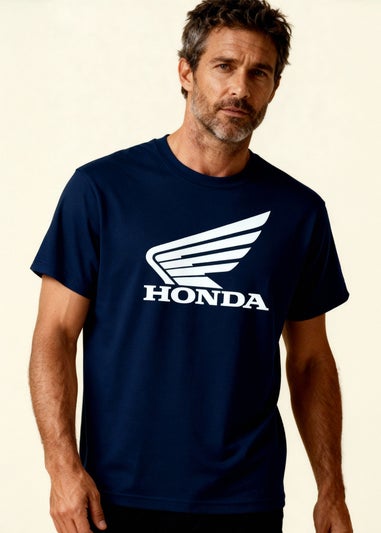 Honda Navy Classic Wings T-Shirt