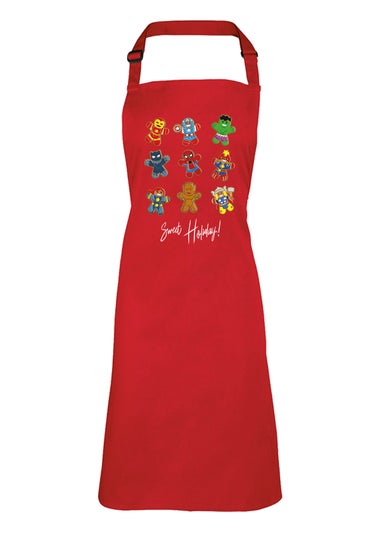 Marvel Sweet Holiday Christmas Red Apron