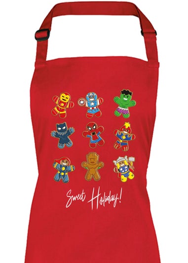 Marvel Sweet Holiday Christmas Red Apron