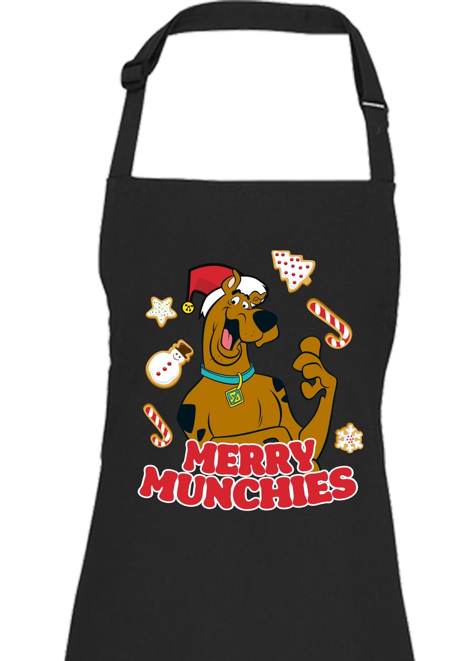 Scooby Doo Merry Munchies Black Apron