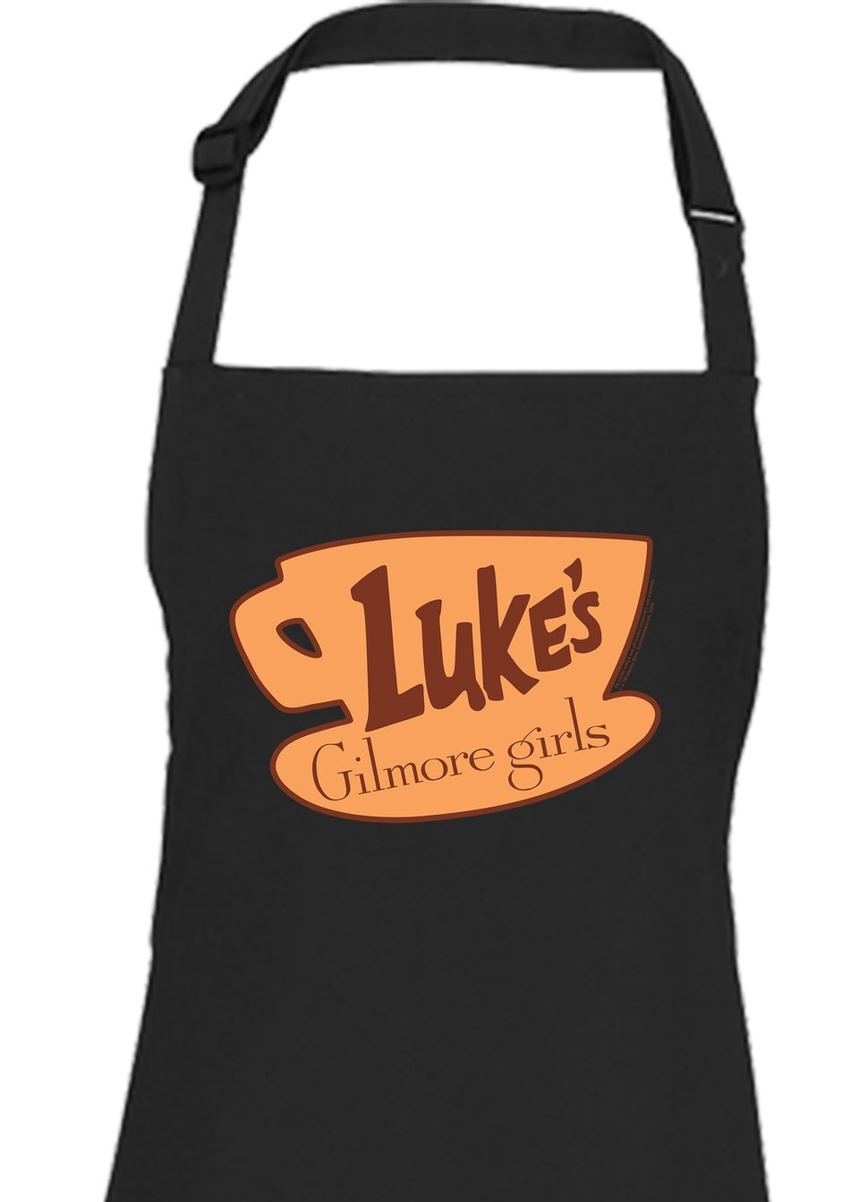 Gilmore Girls Luke's Logo Black Apron