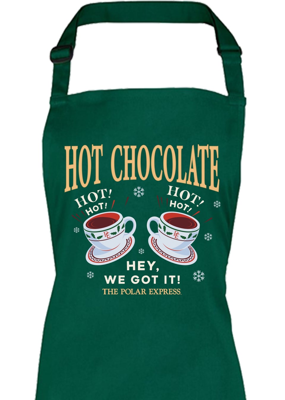 The Polar Express Hot Chocolate Green Apron