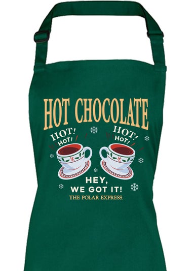 The Polar Express Hot Chocolate Green Apron