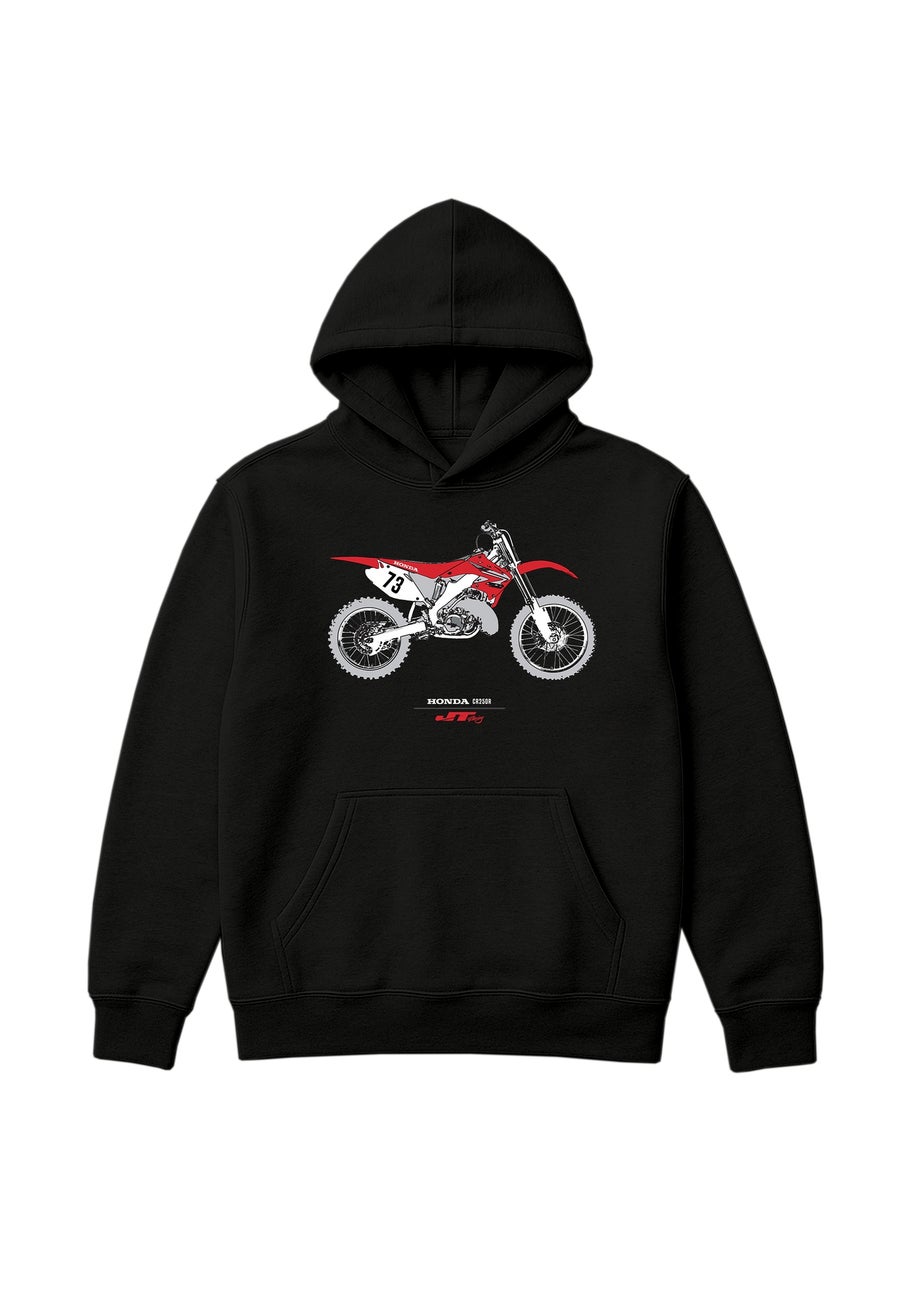 Honda Black CR250R Hoodie