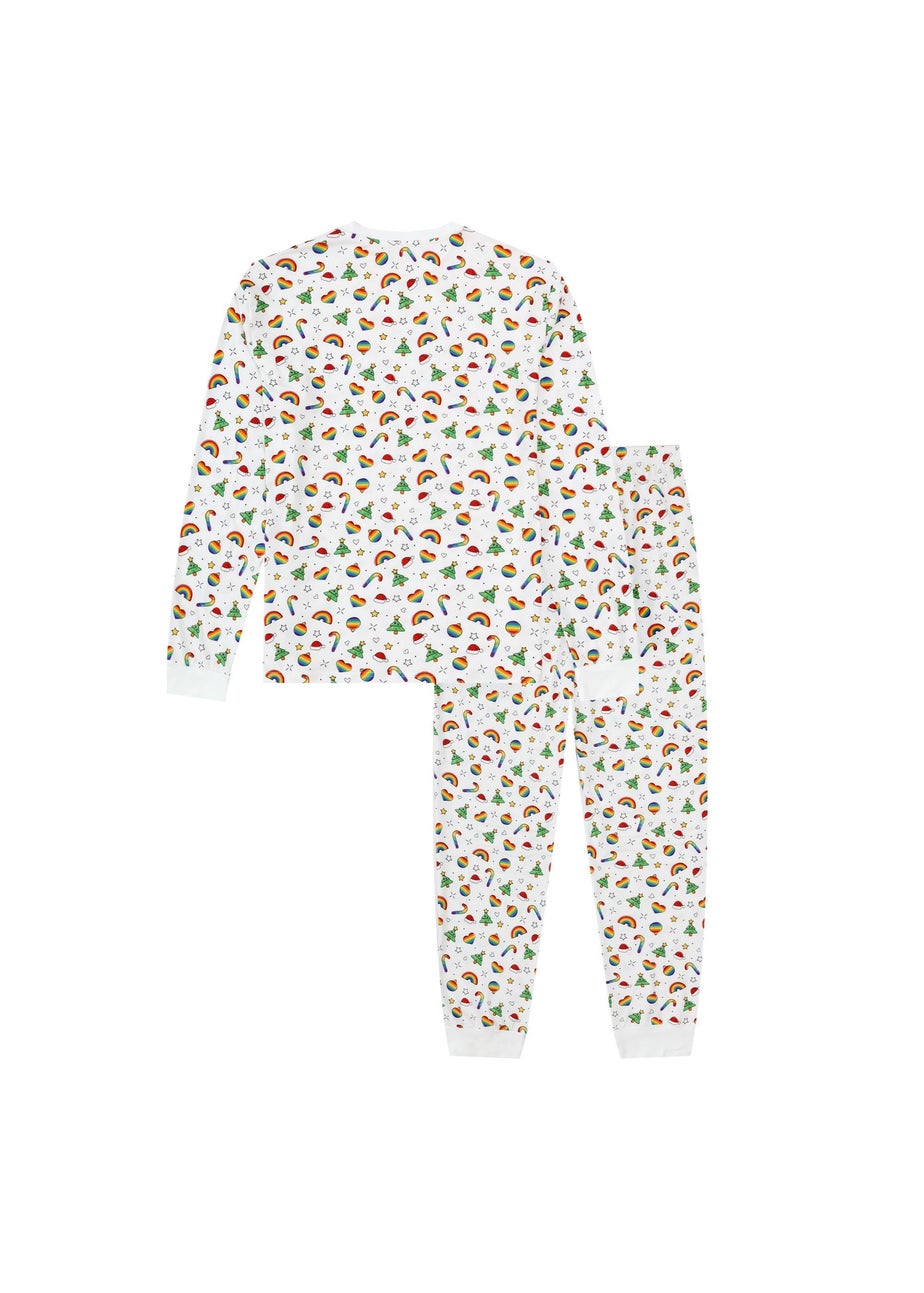 My Christmas Pyjamas White Christmas Full Of Pride Children's Two-Piece Long Matching Pyjama Set (18m-14yrs)