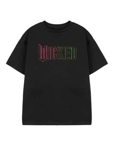 Vanilla Underground Wicked Kids Pink Logo Black Green T-Shirt