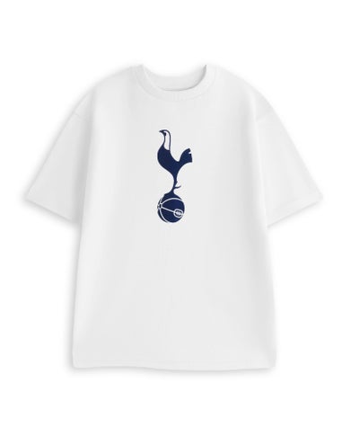 Vanilla Underground Tottenham Hotspur Logo White Short Sleeve Long Leg Pyjama Set