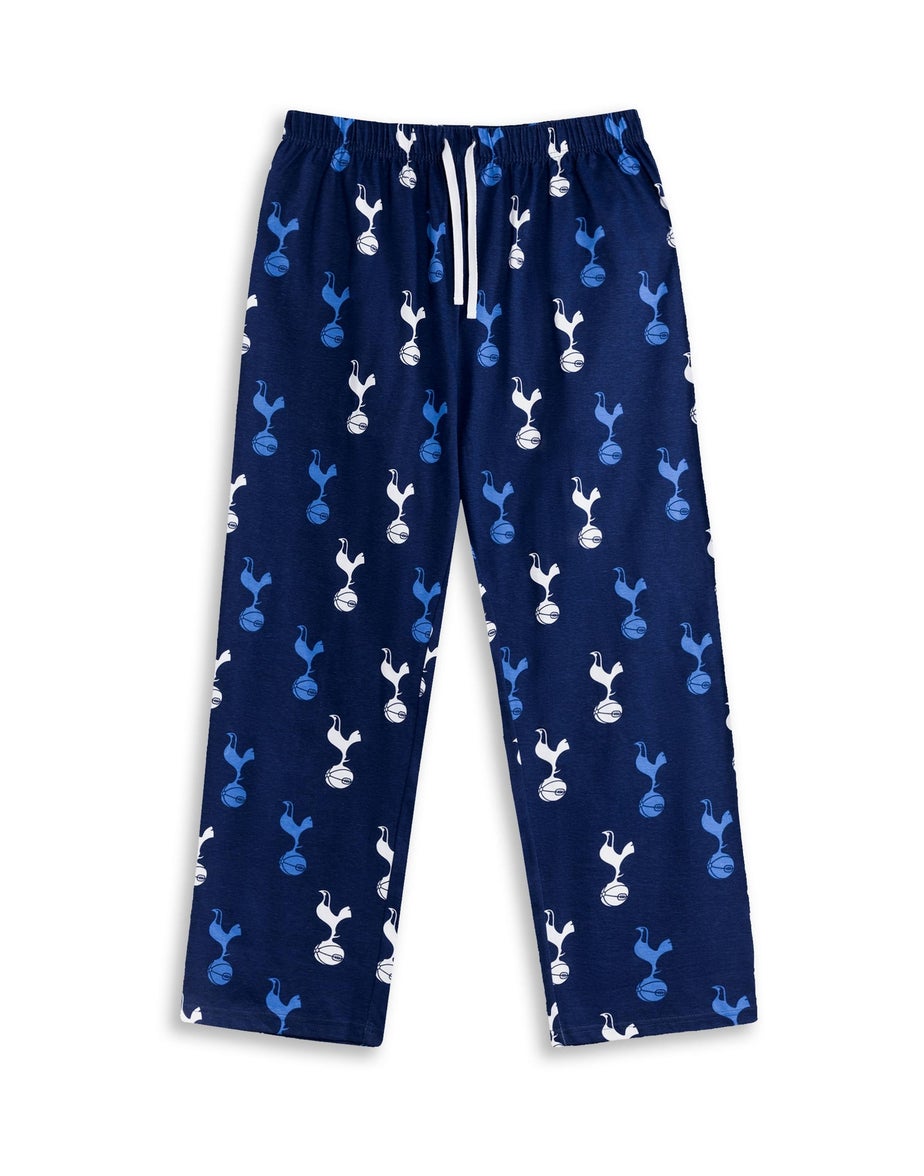 Vanilla Underground Tottenham Hotspur Logo White Short Sleeve Long Leg Pyjama Set