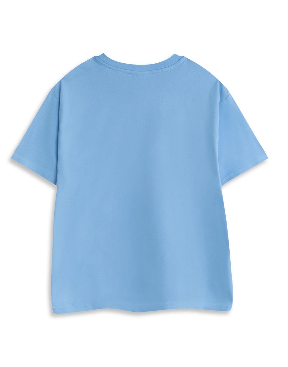 Vanilla Underground Manchester City Logo Blue Short Sleeve Long Leg Pyjama Set