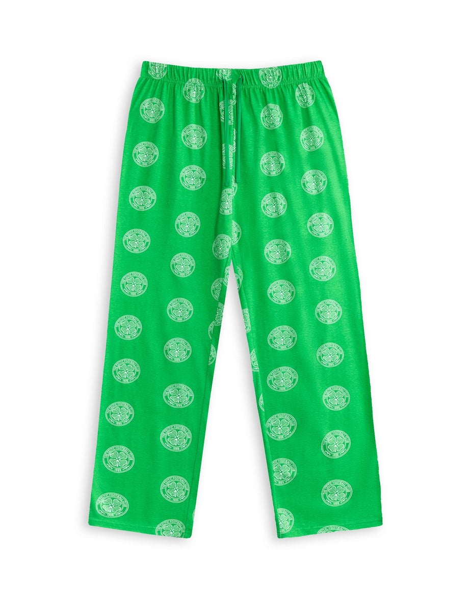 Vanilla Underground Celtic Logo Green Short Sleeve Long Leg Pyjama Set