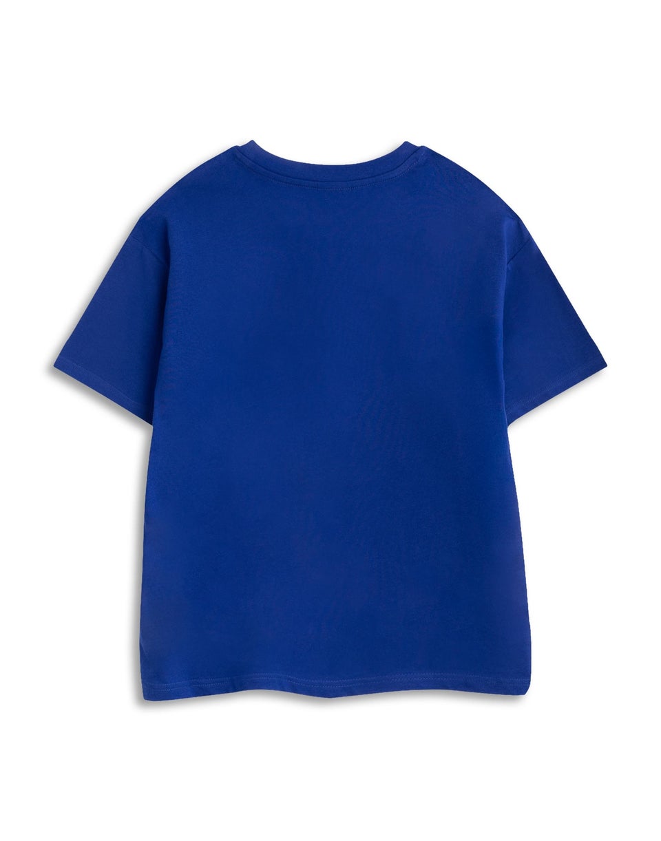 Vanilla Underground FC Barcelona Logo Black Short Sleeve Long Leg Pyjama Set