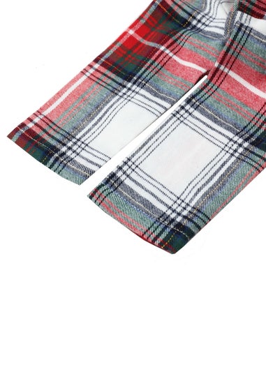 My Christmas Pyjamas White Tidings & Tartan Baby's One-Piece Matching Pyjamas (Newborn-18m)