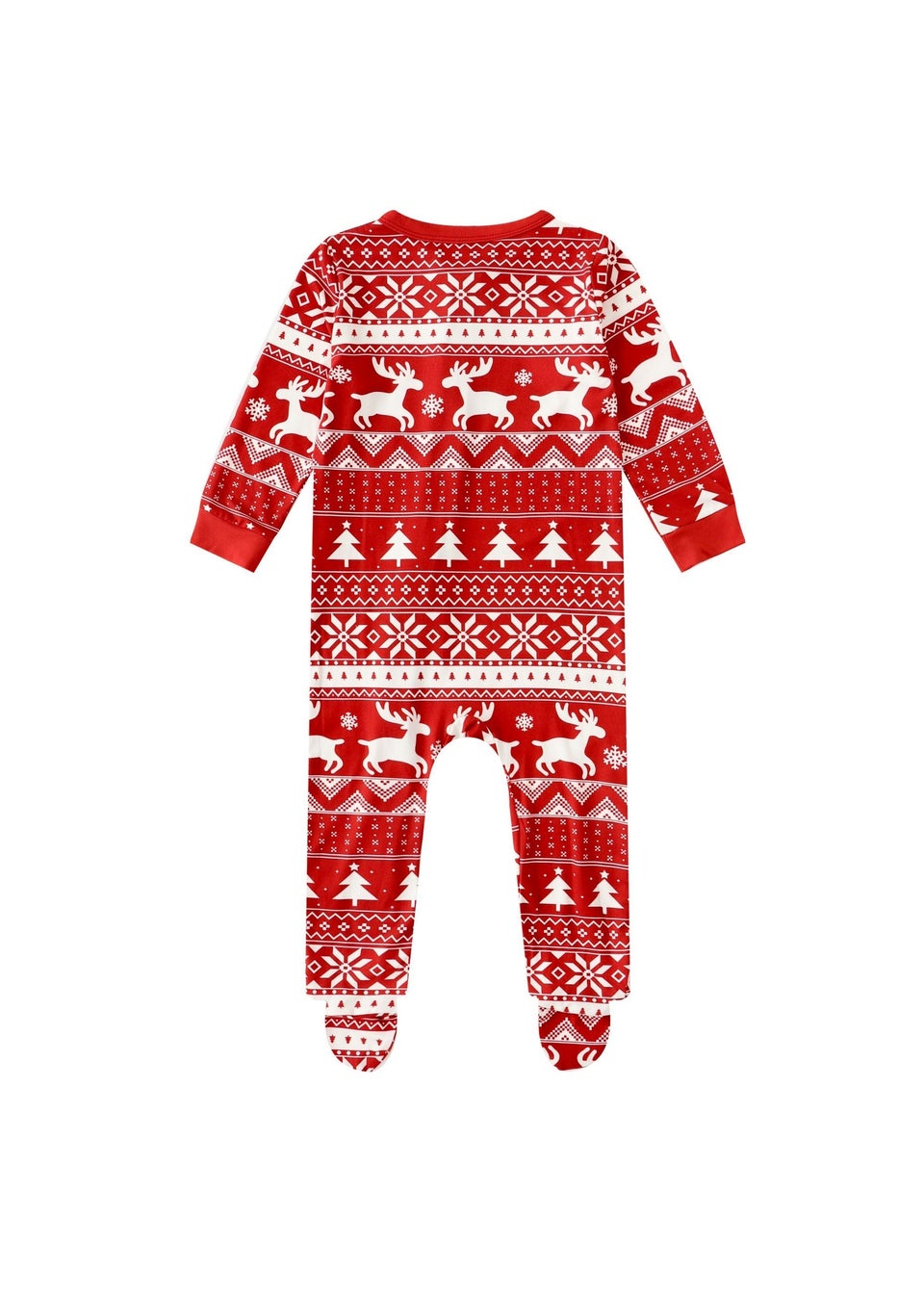 My Christmas Pyjamas Red Nativity Baby's One-Piece Matching Pyjama Sleepsuit (0m-18m)