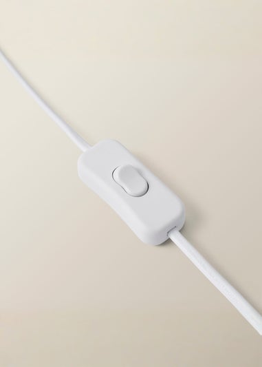 ValueLights Hiru Grey 3 Tier Shelf Floor Lamp with Metallic Silver Inner Shade