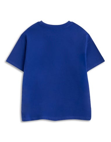 Vanilla Underground FC Barcelona Logo Black Short Sleeve Long Leg Pyjama Set (18mnths - 14 yrs)