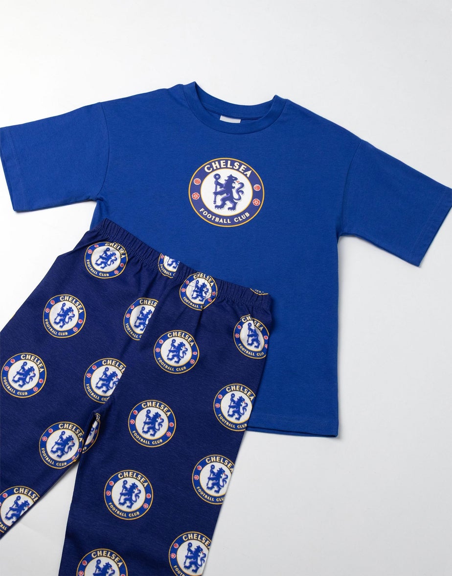 Vanilla Underground Chelsea Logo Kids Short Sleeve Long Leg Pyjama Set (18mnths - 14 yrs)