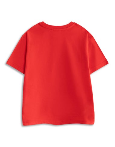 Vanilla Underground Arsenal Logo Red Kids Short Sleeve Long Leg Pyjama Set (18mnths - 14 yrs)