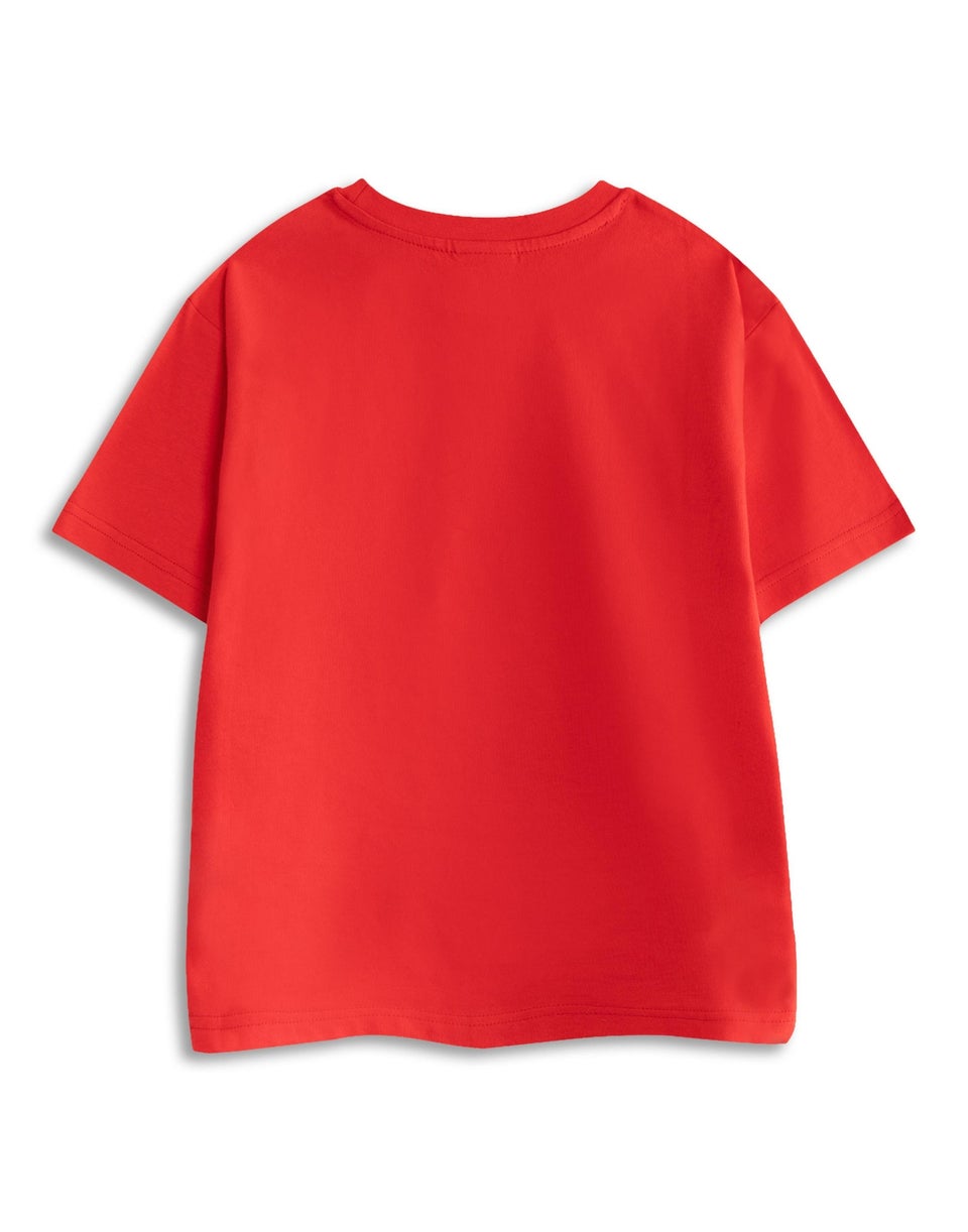 Vanilla Underground Arsenal Logo Red Kids Short Sleeve Long Leg Pyjama Set (18mnths - 14 yrs)