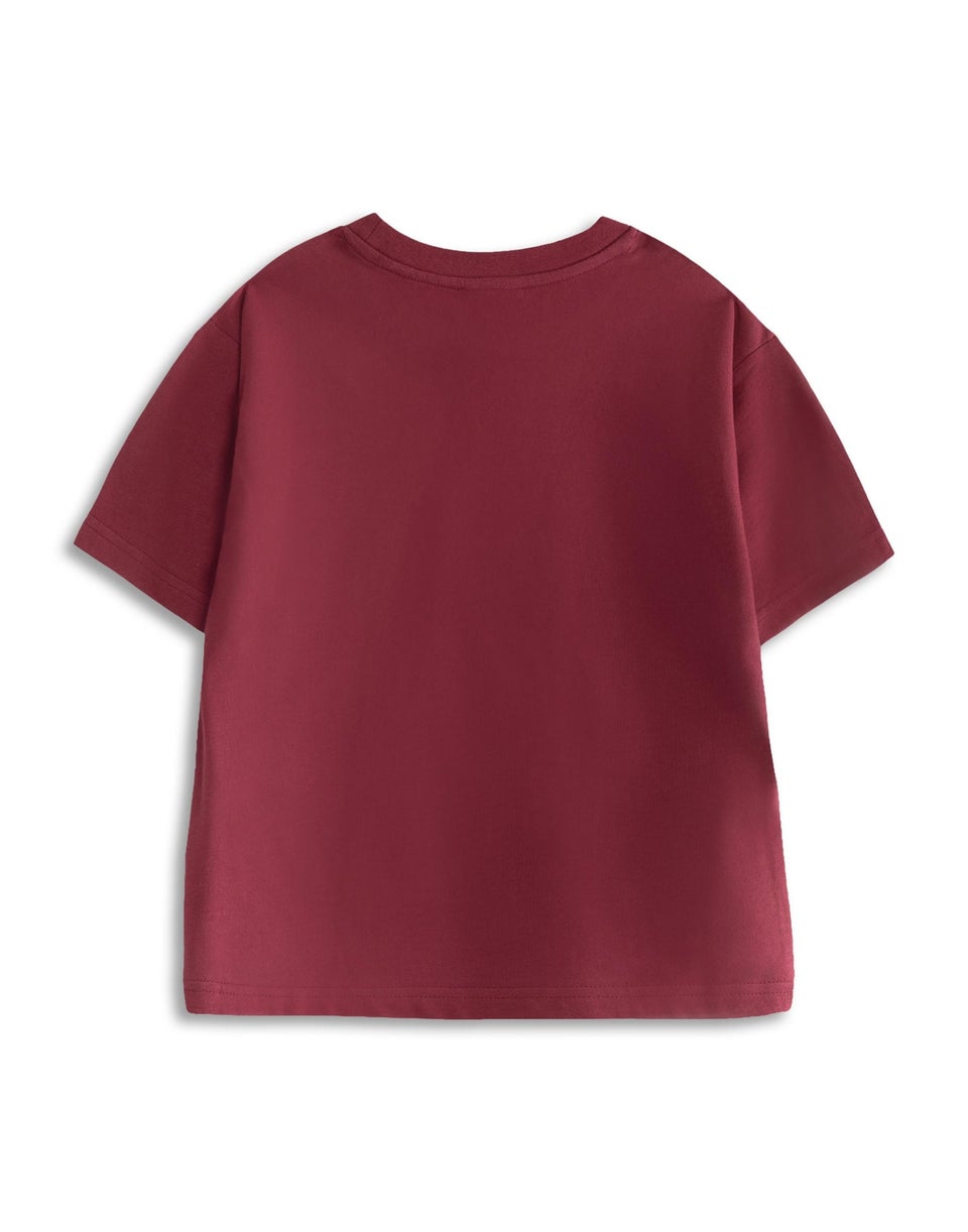 Vanilla Underground West Ham United Kids Red Logo Short Sleeve Long Leg Pyjama Set (2 - 14 yrs)